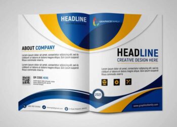 Professional Bifold Brochure Design Template – GraphicsFamily