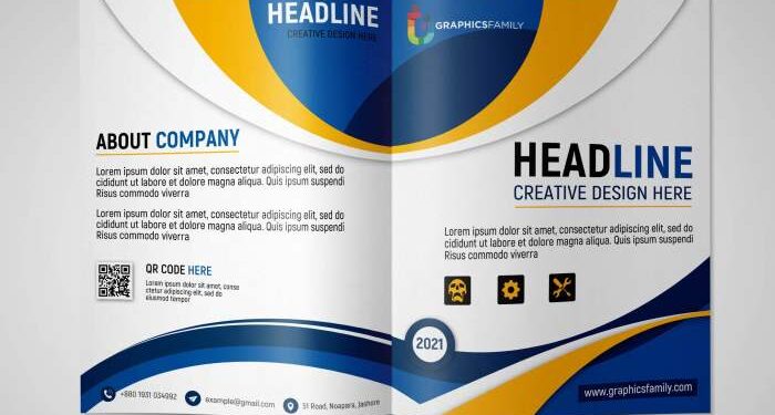 Professional Bifold Brochure Design Template – GraphicsFamily