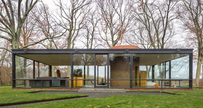 Philip Johnson's Glass House: An Icon of International Style Architecture